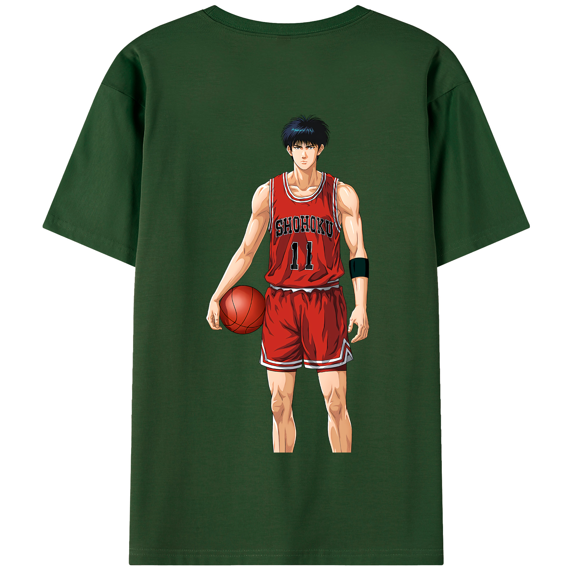 SLAM DUNK／スラムダンク 綿100％半袖Tシャツ（背面プリント）
